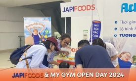 JapiFoods góp mặt tại ngày hội tuyển sinh My Gym Open Day 2024