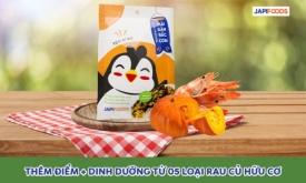 Hải sản rắc cơm - Điểm cộng dinh dưỡng từ 5 loại rau củ hữu cơ