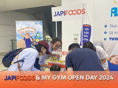 JapiFoods góp mặt tại ngày hội tuyển sinh My Gym Open Day 2024