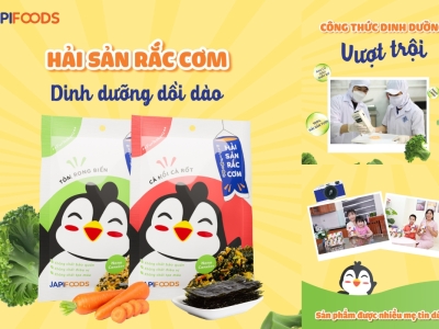 Hải sản rắc cơm có phải gia vị rắc cơm hay chà bông?