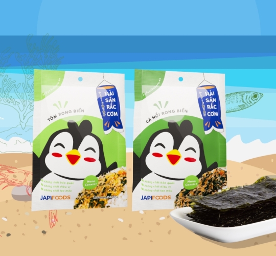 Hải sản rắc cơm JapiFoods dinh dưỡng từ biển cả