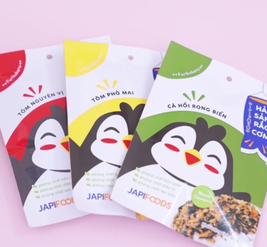 JapiFoods chính thức ra mắt sản phẩm hải sản rắc cơm cho bé từ 1-7 tuổi