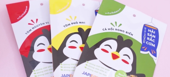 JapiFoods chính thức ra mắt sản phẩm hải sản rắc cơm cho bé từ 1-7 tuổi