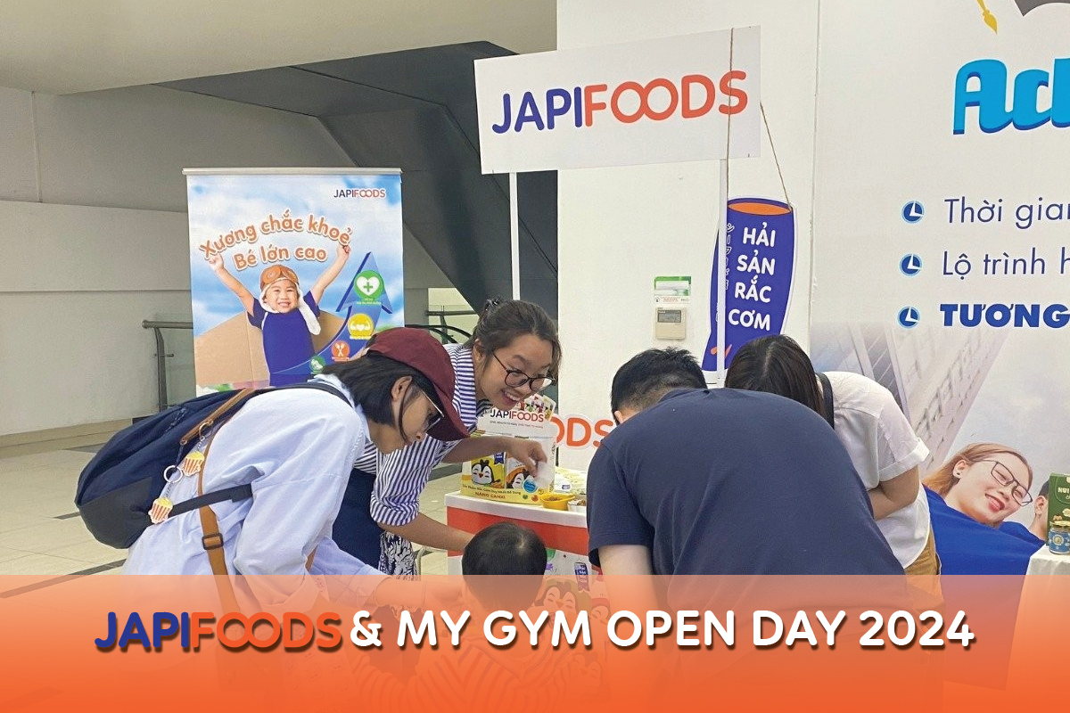 JapiFoods góp mặt tại ngày hội tuyển sinh My Gym Open Day 2024