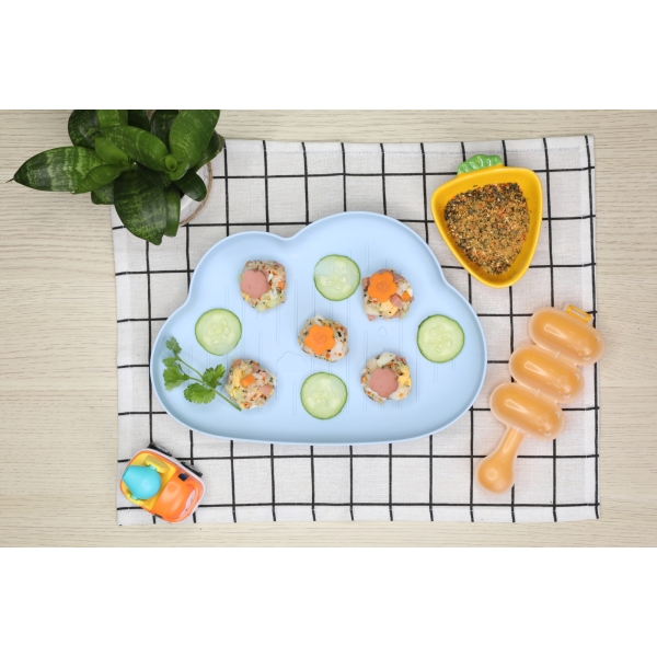 Rắc cơm Cá hồi cà rốt 